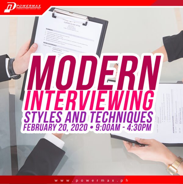 Modern Interviewing Styles and Techniques