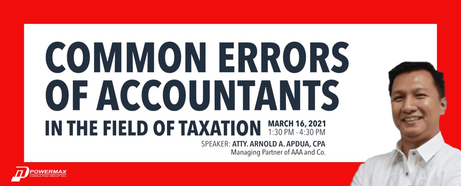 Common Errors of Accountants in the Field of Taxation