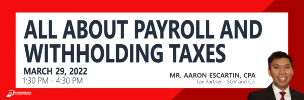 All About Payroll and Withholding Taxes