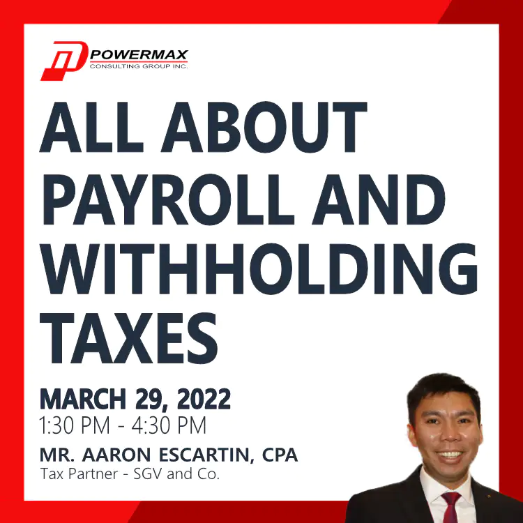 All About Payroll and Withholding Taxes