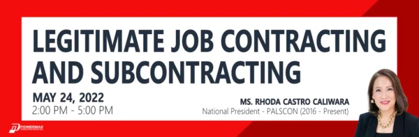 Legitimate Job Contracting/Subcontracting