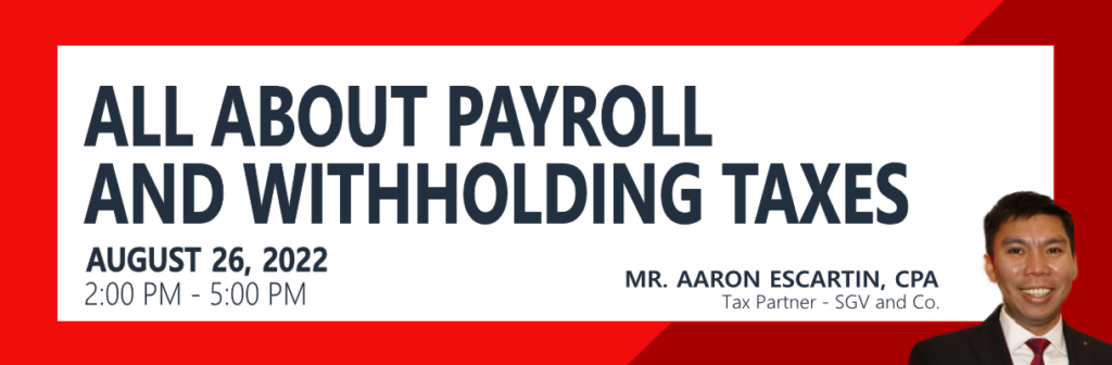 All About Payroll and Withholding Taxes