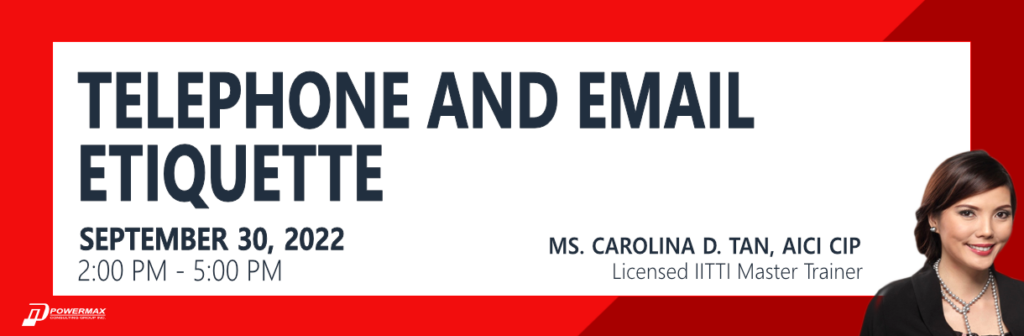 TELEPHONE AND EMAIL ETIQUETTE