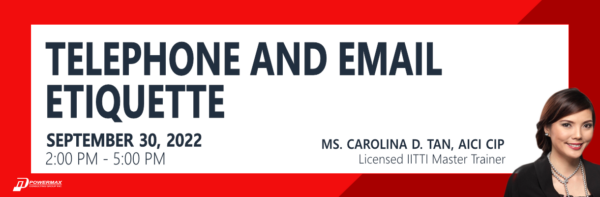 TELEPHONE AND EMAIL ETIQUETTE