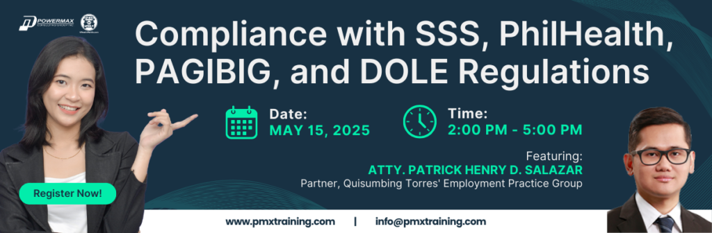 Compliance with SSS, PhilHealth, PAGIBIG and DOLE Regulations
